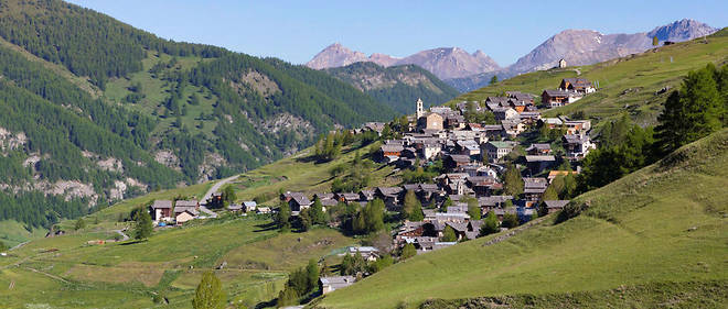 Saint-Veran, un village haut perche dans le Parc naturel regional du Queyras.
