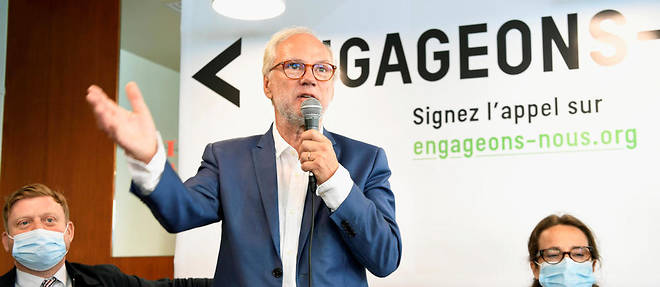 Laurent Joffrin lors du lancement d'Engageons-nous le 20 juillet.
