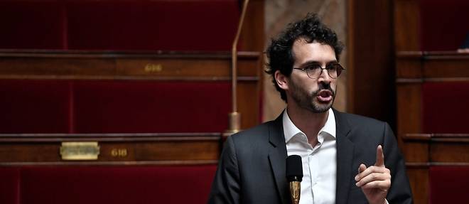 Bastien Lachaud, depute La France insoumise de la 6e circonscription de Seine-Saint-Denis, s'exprime a l'Assemblee nationale lors des questions au gouvernement le 16 juin 2020. 
