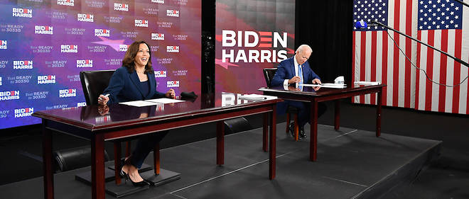 Kamala Harris et Joe Biden.
