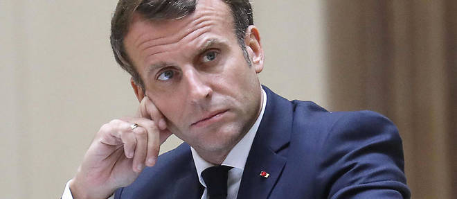 Emmanuel Macron demande que des jalons soient << poses pour le retour a l'ordre constitutionnel >>. (illustration)
