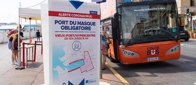 Port du masque obligatoire dans tout Marseille.
