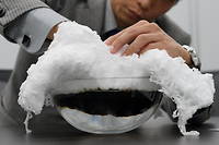 Des nanofibres japonaises pour lutter contre la mar&eacute;e noire &agrave; Maurice