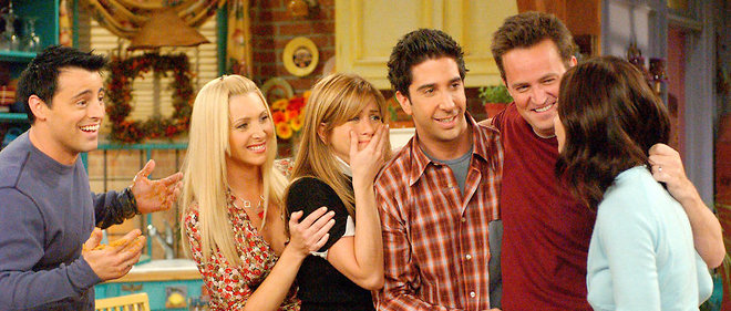 La serie americaine << Friends >> ou la vie revee en colocation.

