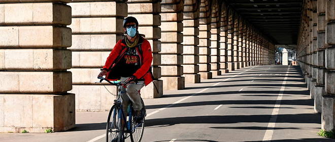 A Paris, les cyclistes et joggeurs ne seront pas contraints de porter un masque (photo d'illustration).

