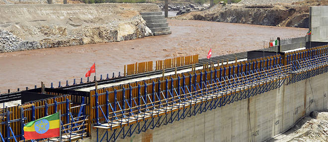Le grand barrage de la Renaissance (Gerd), qui doit devenir le plus grand barrage hydroelectrique d'Afrique, avec une capacite de production de plus de 6 000 megawatts.
