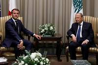 Liban: &agrave; son arriv&eacute;e, Macron plaide pour un &quot;gouvernement de mission&quot; au &quot;plus vite&quot;