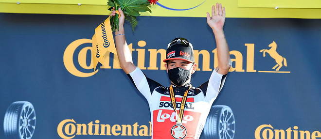Ce lundi 31 aout, Caleb Ewan a remporte la troisieme etape du Tour de France 2020.
