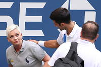 US Open&nbsp;: Djokovic disqualifi&eacute; apr&egrave;s avoir envoy&eacute; une balle sur une juge de ligne