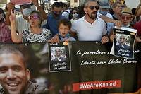Alg&eacute;rie: lourde peine pour le journaliste Khaled Drareni, maintenu en prison