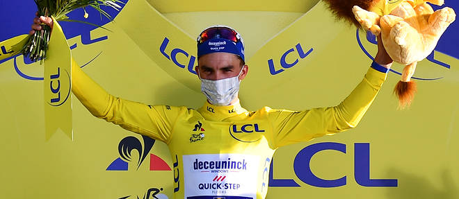 Julian Alaphilippe, sa victoire d'etape et ses trois jours en jaune eclaircissent un bilan francais bien terne.

