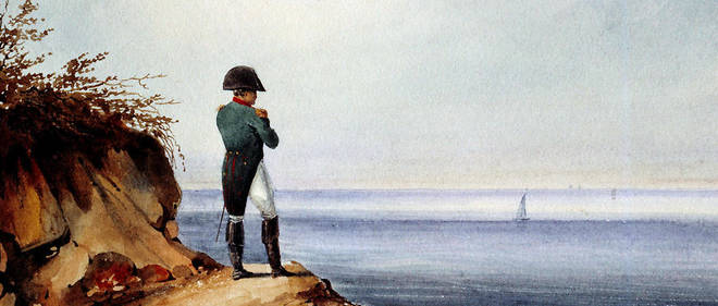 << Portrait en pied de l'empereur Napoleon Ier (1769-1821) >>, de Francois Joseph Sandmann (1805-1880) peint en 1820.
