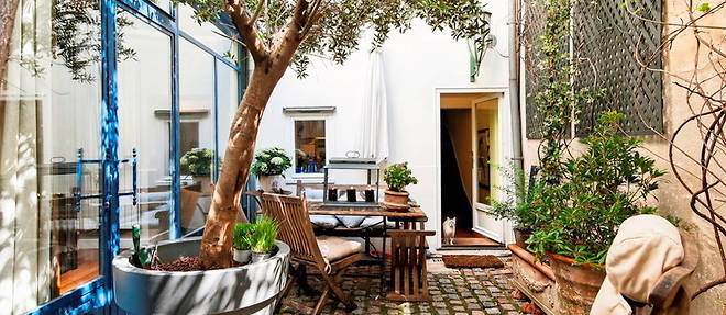 A Montmartre, cette maison de 200 m2  avec un patio/terrasse de 15 m2 s'est vendue 2,9 millions d'euros.