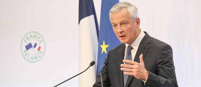 French Economy and Finance Minister Bruno Le Maire speaks during a press conference on September 3, 2020 to present his Government's crisis recovery plan for economy from the Covid-19 pandemic. (Photo by Ludovic Marin / POOL / AFP)