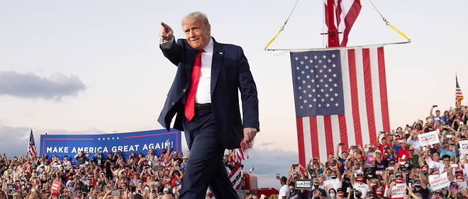 Donald Trump, en Floride, le 12 octobre 2020.

