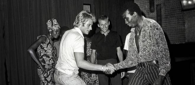 Johnny Hallyday a Niamey, en mai 1968.
