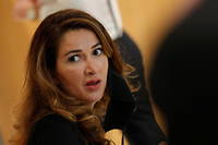 Zineb El Rhazoui au tribunal de Paris, le 9 septembre 2020.

