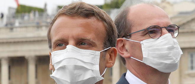 Emmanuel Macron et Jean Castex, le 14 juillet.
