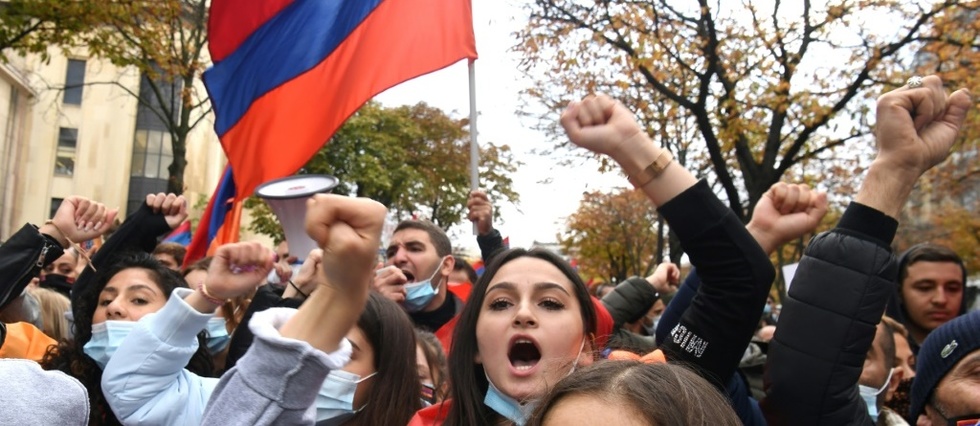 Des milliers d'Armeniens reunis pour demander la "reconnaissance" de l'independance du Haut-Karabakh