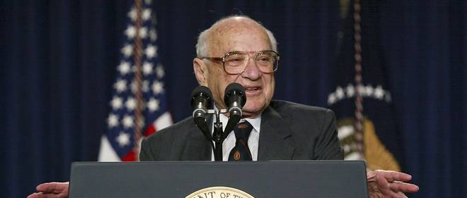 Milton Friedman, en 2002
