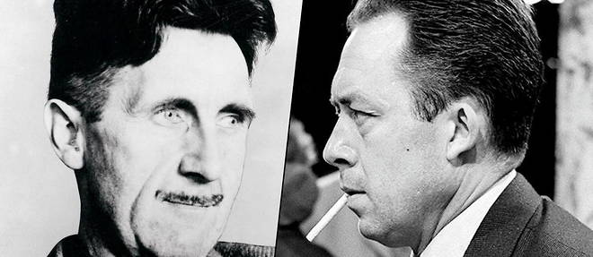George Orwell et Albert Camus.
