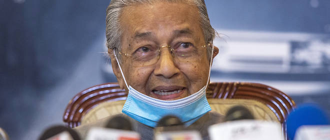 L'ancien Premier ministre Mahathir Mohamad, le 3 septembre dernier lors d'une conference de presse a Putrajaya en Malaisie.
