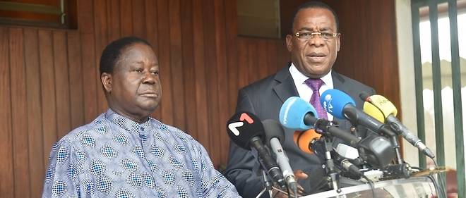 Henri Konan Bedie (PDCI), ex-president de Cote d'Ivoire, et Pascal Affi n'Guessan (FPI), ex-premier ministre, ont cree avec les autres composantes de l'opposition un "Conseil national de transition".
