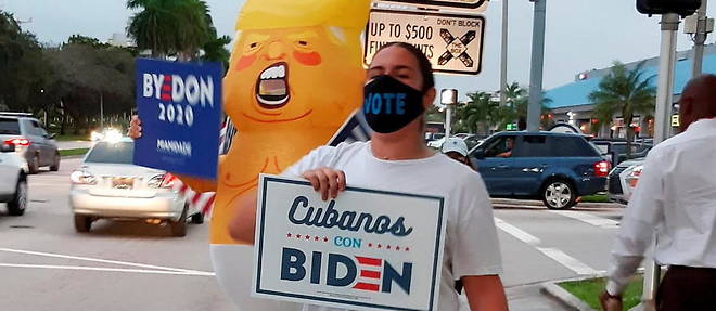Malgre le soutien des jeunes Cubains, c'est Trump qui l'a emporte.
