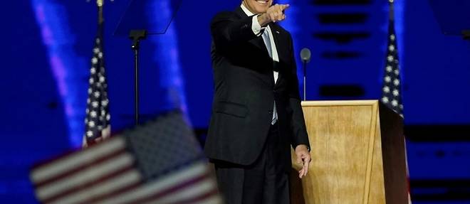 Victorieux de Trump, Biden promet de rassembler l'Amerique