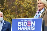 Jill Biden, l'&eacute;nergie rassembleuse derri&egrave;re le candidat &agrave; la Maison Blanche