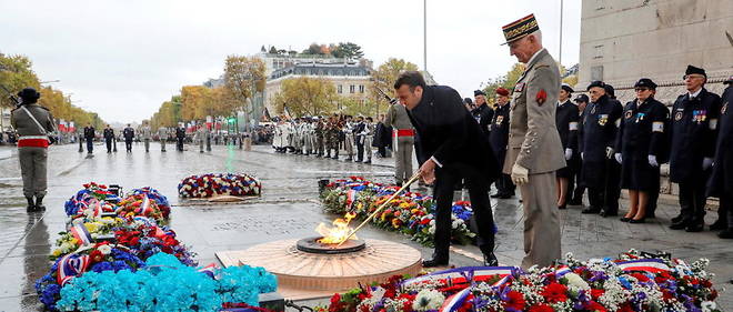 Emmanuel Macron en 2019, durant les commemorations du 11 novembre. (Photo d'illustration) 
