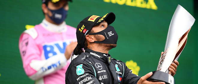 Lewis Hamilton a remporte dimanche son septieme titre de champion du monde apres une 94e victoire en Formule 1, lors du Grand Prix de Turquie.
