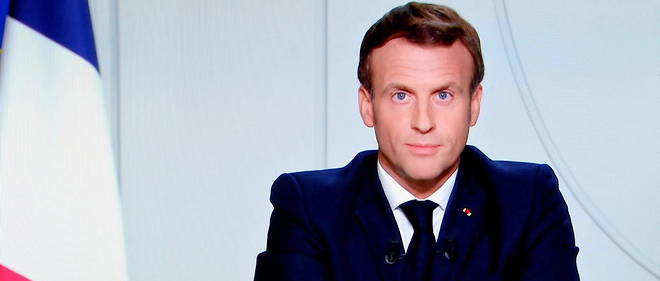 Le president de la Republique, Emmanuel Macron, le 28 octobre 2020.
