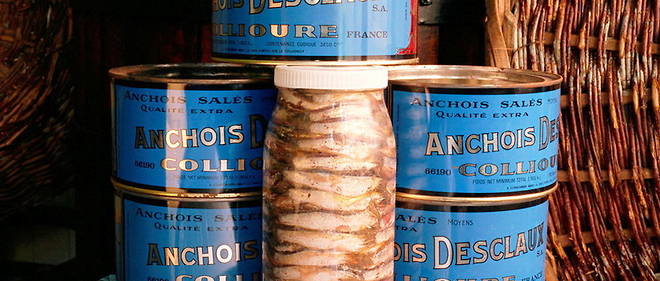 Les anchois de Collioure de chez Desclaux.