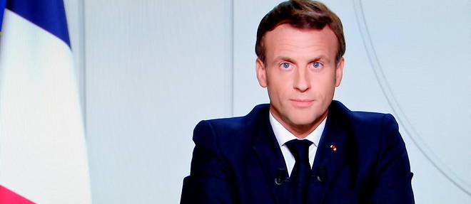 Le 28 octobre 2020, le president de la Republique Emmanuel Macron s'adresse aux Francais pour annoncer un nouveau confinement.

