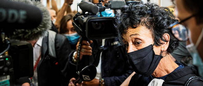 Isabelle Coutant-Peyre a l'ouverture du proces des attentats de janvier 2015, le 2 septembre.
