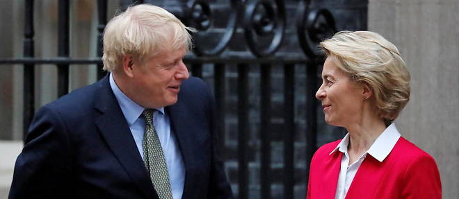 Boris Johnson et Ursula von der Leyen seront a Bruxelles ce mercredi. 
