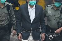 Le magnat pro-d&eacute;mocratie hongkongais Jimmy Lai au tribunal
