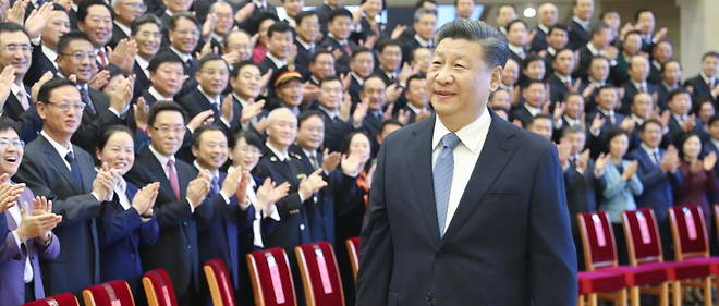 Le president chinois Xi Jinping a Pekin le 20 novembre 2020.
