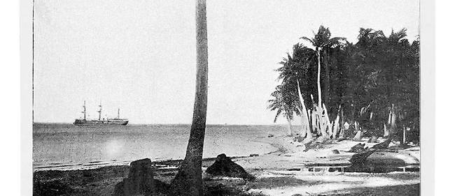 << La Durance >>, le bateau sur lequel Victor Segalen fit son voyage en Polynesie...
