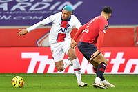 Dans le choc au sommet de la Ligue 1, Lille (1 er ) et le Paris Saint-Germain (3 e ) se sont neutralisés (0-0).
