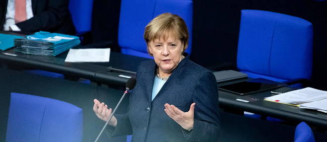 La chanceliere allemande Angela Merkel.
