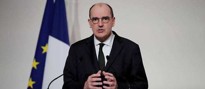 Le Premier ministre Jean Castex, debut decembre 2020.
