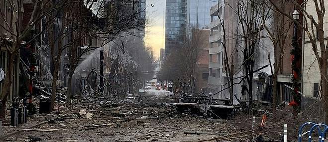 USA: l'auteur de l'explosion de Nashville identifie, mort dans la deflagration