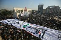 &quot;Non &agrave; l'Am&eacute;rique!&quot;: manifestations en Irak un an apr&egrave;s la mort de Soleimani