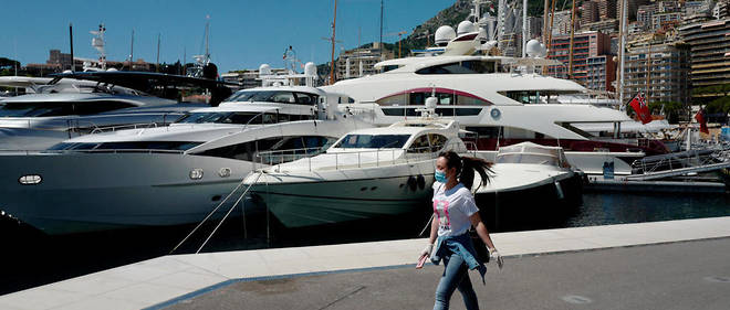 Le port de la principaute de Monaco.
