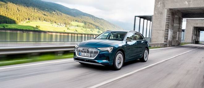 Le SUV electrique Audi e-tron a ete le modele le plus vendu en Norvege en 2020.

