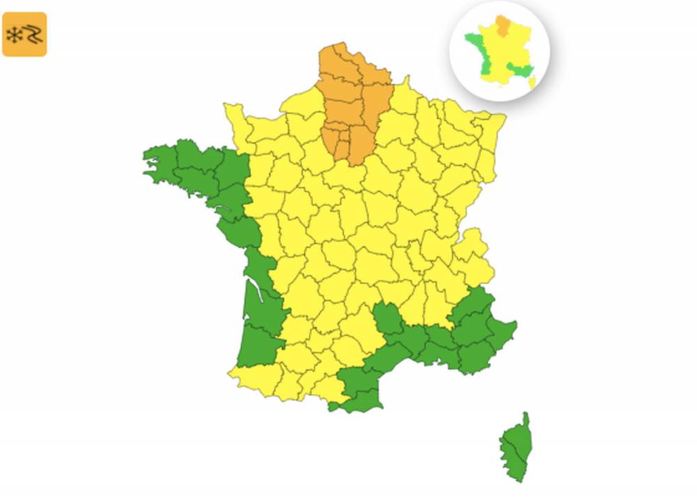 Meteo 13 Departements En Vigilance Orange Neige Verglas Le Point