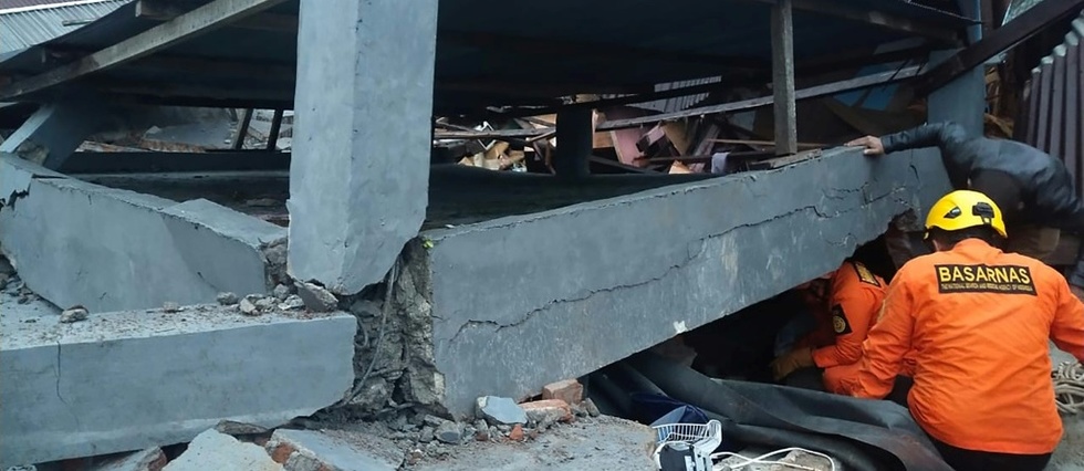 Au moins 42 morts dans un seisme en Indonesie