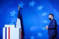 Emmanuel Macron à Bruxelles, en octobre 2020.
